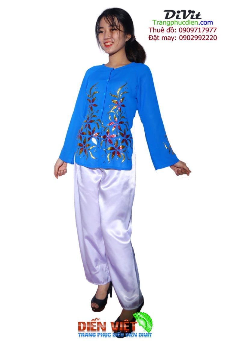 Đồ bà ba nữ in nhũ