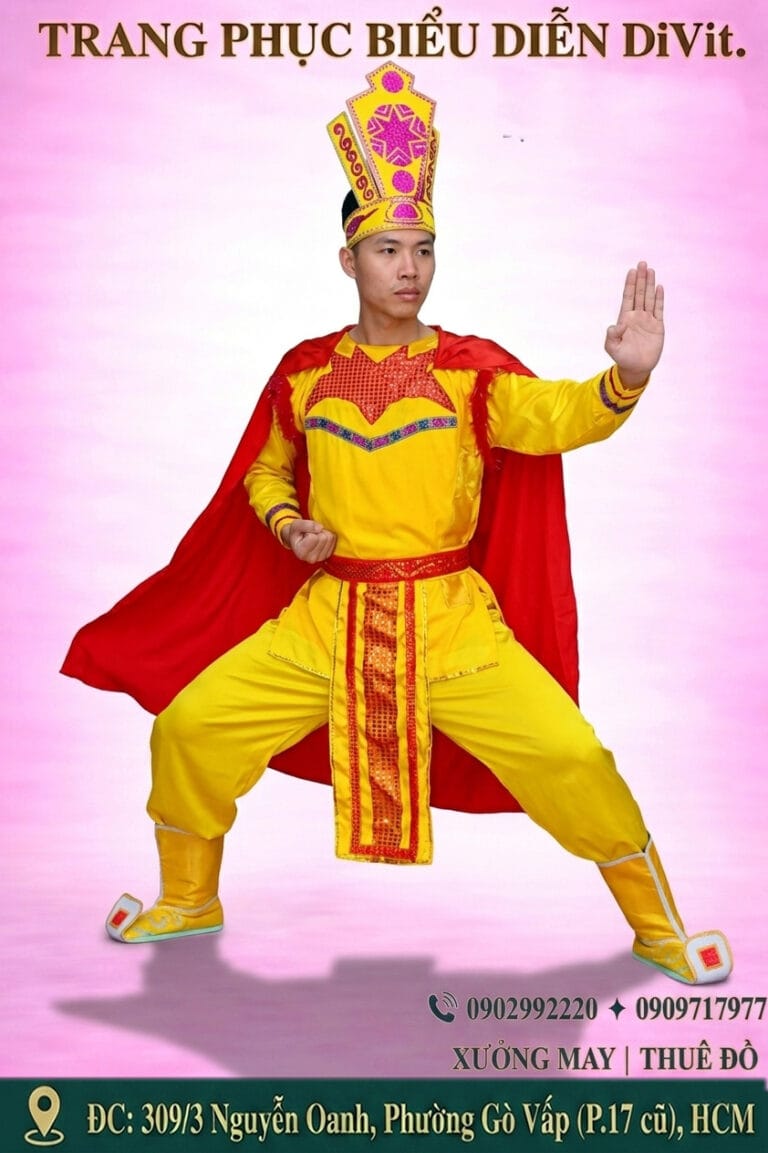 Trang phục Hùng Vương biểu diễn văn nghệ