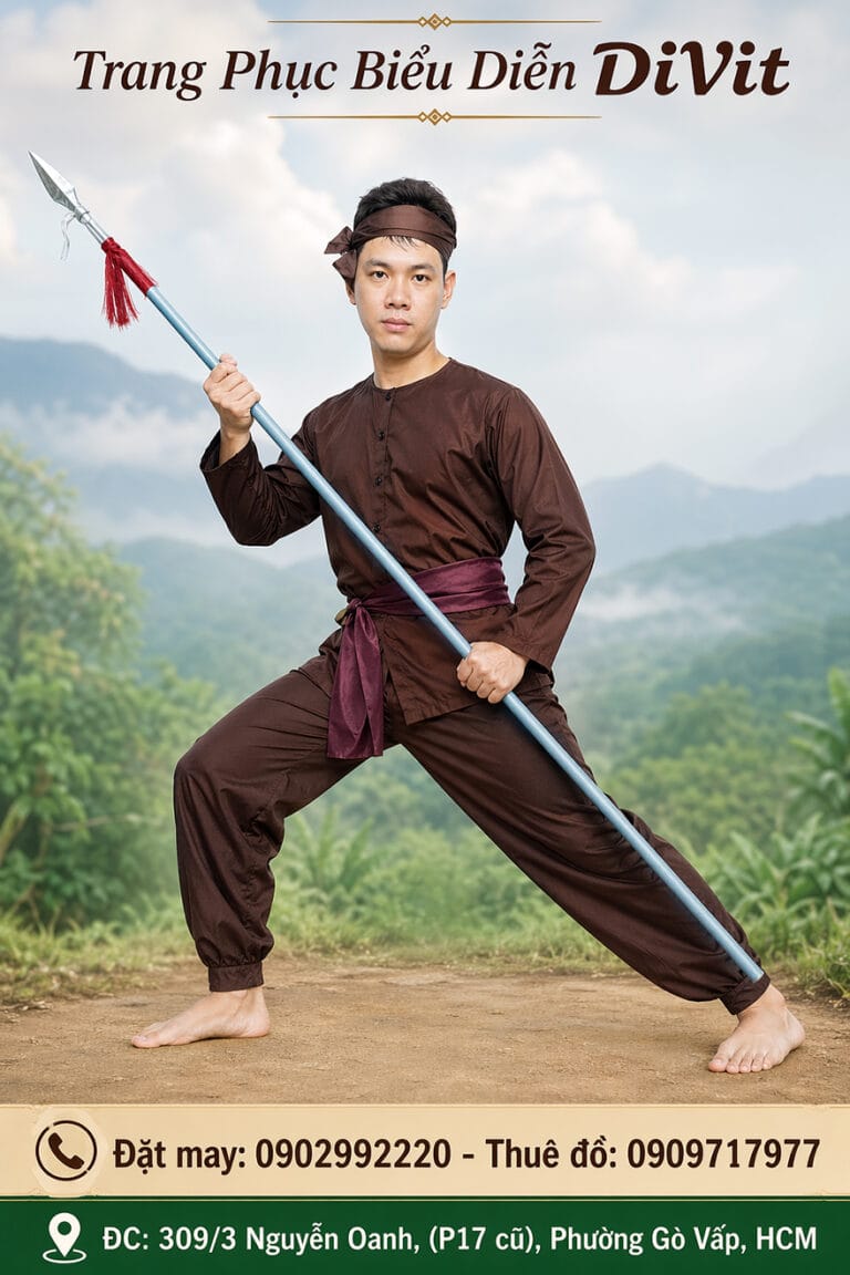 Trang phục người lính nông dân xưa