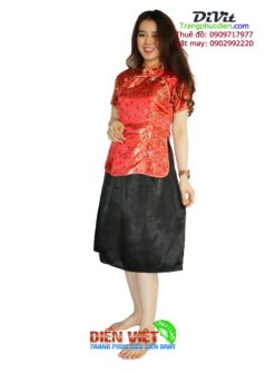 Trang phục sườn xám đỏ