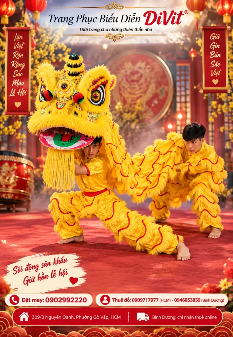 Cho thuê bộ múa Lân lớn