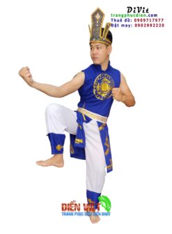 Trang phục Âu Lạc nam xanh