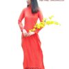 Thuê áo dài đỏ trơn