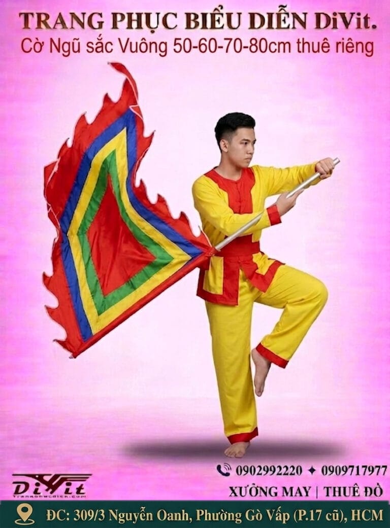 Trang phục lính Tây Sơn biểu diễn văn nghệ