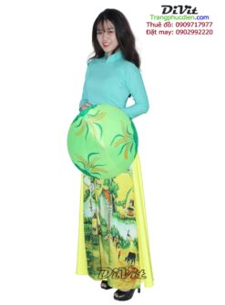 Áo dài lụa nữ