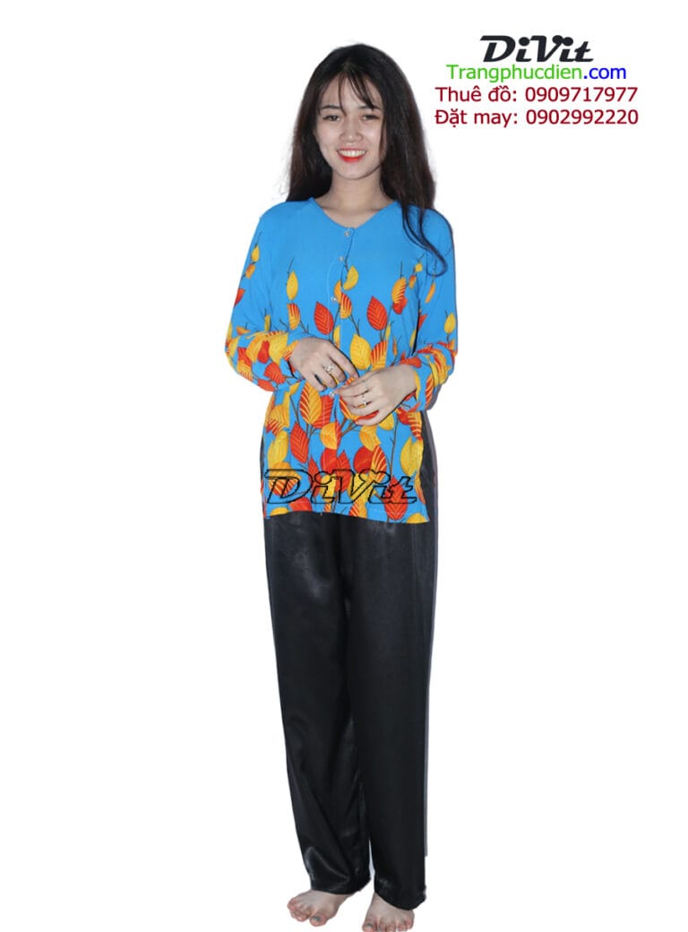 Bà ba nữ hoa xanh