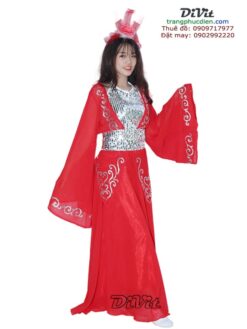 Thuê trang phục Hằng Nga đỏ