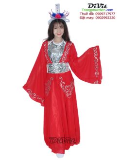 Thuê trang phục Hằng Nga đỏ