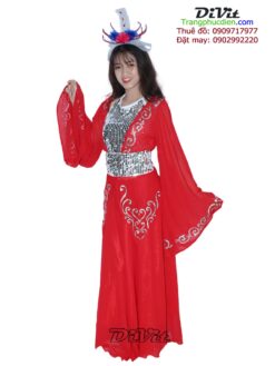 Thuê trang phục Hằng Nga đỏ