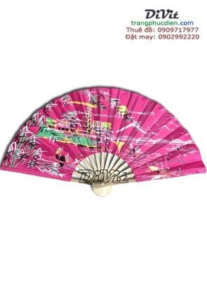 quạt múa in hình