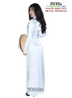 Áo dài trắng trơn