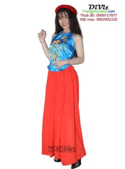 Yếm váy xanh đỏ
