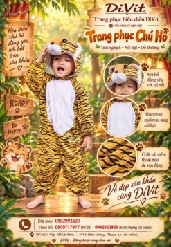 Thuê đồ hóa trang con Hổ thiếu nhi