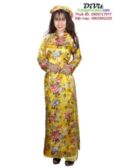 Áo dài vải gấm