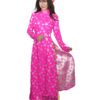 Áo dài nữ gấm đồng tiền