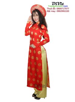 Cho thuê áo dài gấm thọ nữ