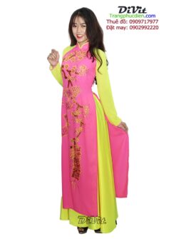 Áo dài nữ hồng