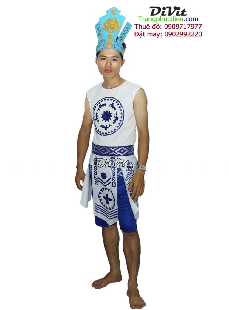 Âu Lạc nam xanh trắng