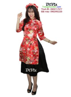 Áo dài gấm cách tân