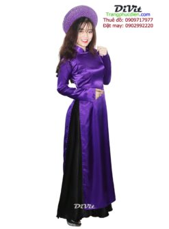 Thuê áo dài tím Huế