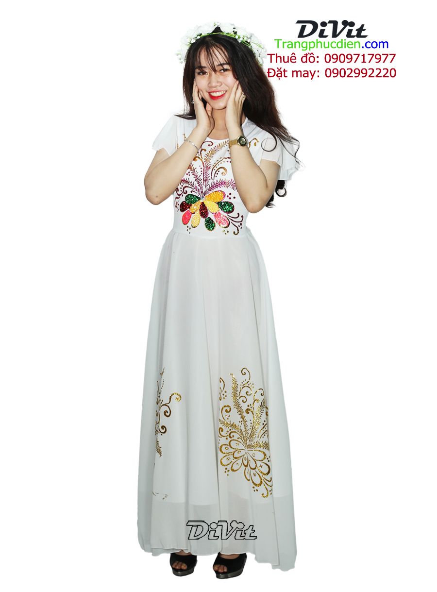 Trẻ em Hanfu Cô gái Váy mùa thu Douyin Cổ trang Siêu cổ tích Công chúa
