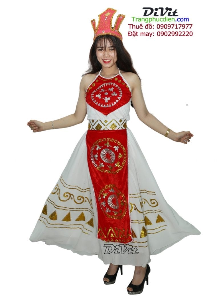 Âu Lạc nữ đỏ trắng