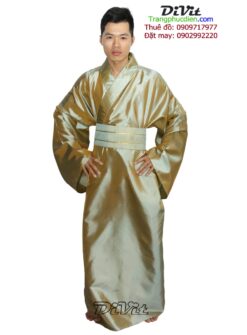 Kimono nam vải tafta