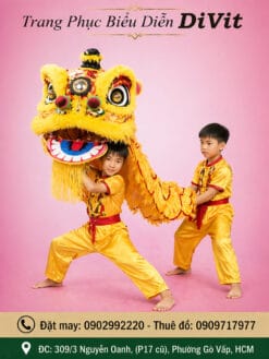 Bộ đồ múa lân size trung
