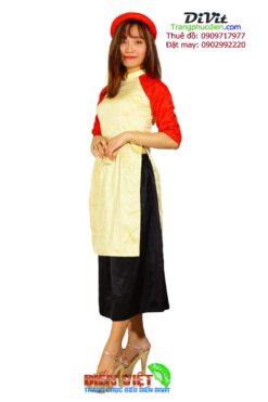 Cho thuê áo dài gấm cách tân