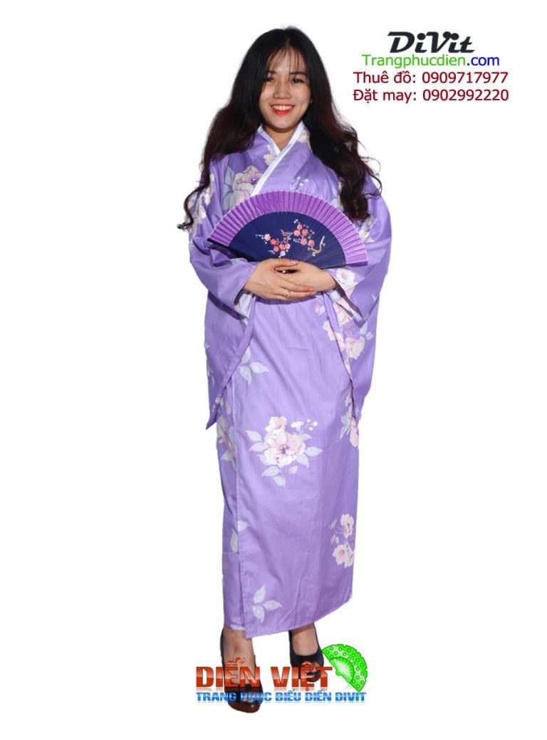 Cho thuê kimono nữ Nhật Bản
