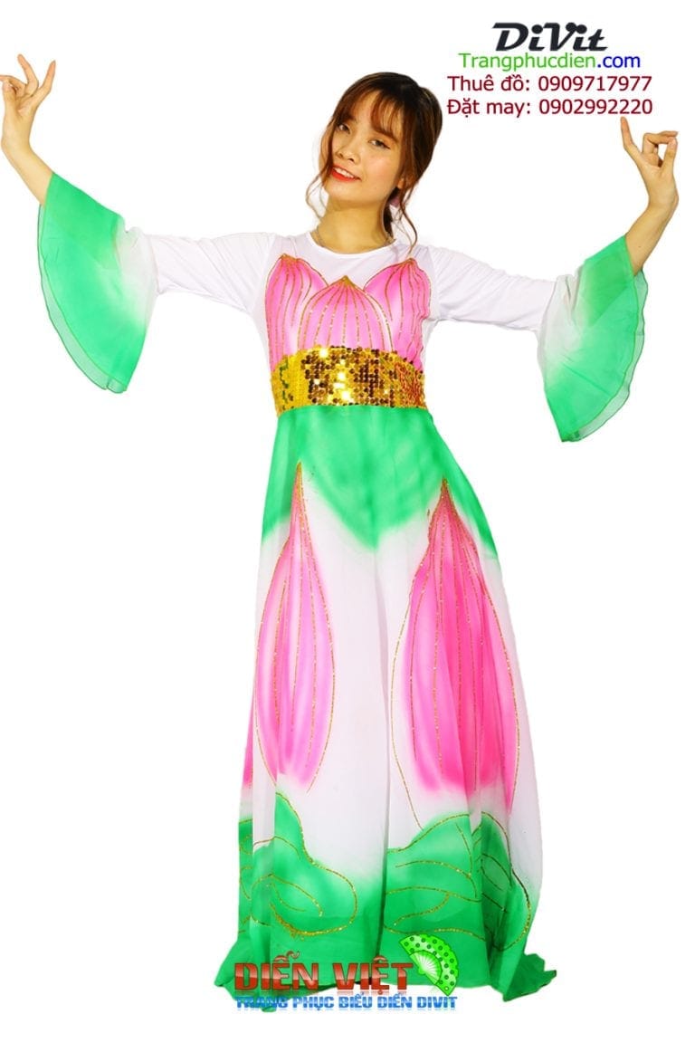 Cho thuê váy múa sen