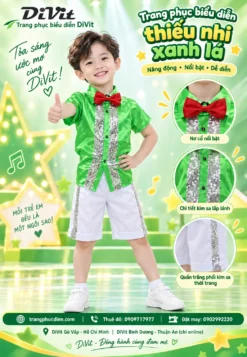 Thuê trang phục nhảy bé trai