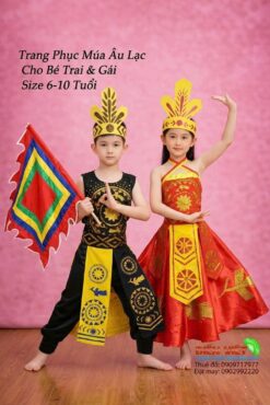 Trang phục múa Âu lạc trẻ em