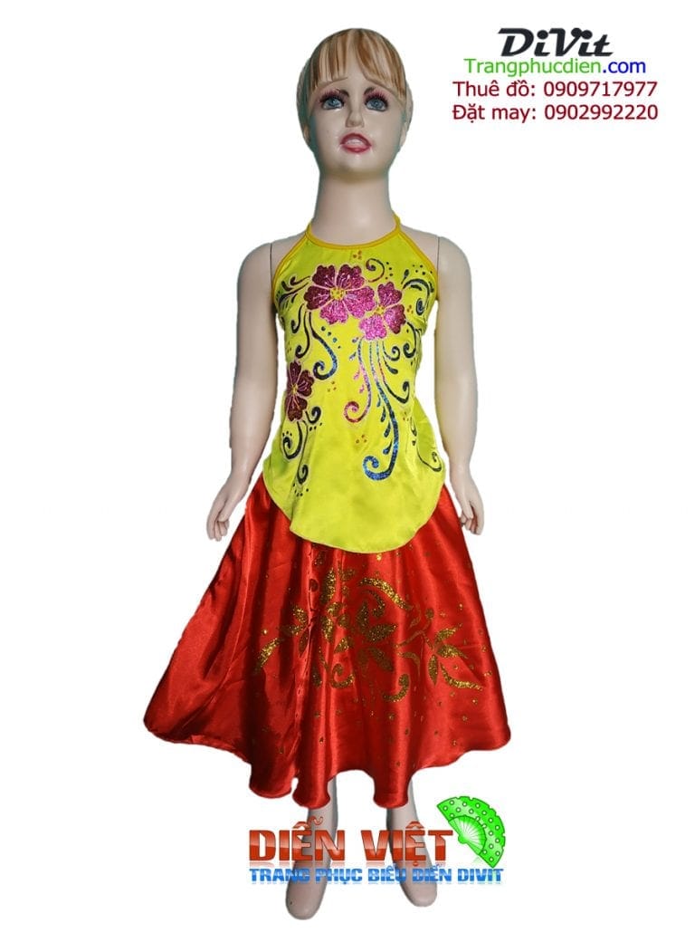 Yếm đụp (váy) mầm non