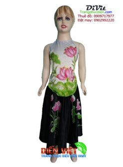 Váy múa sen trẻ em