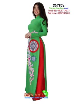 Thuê áo dài xanh lá
