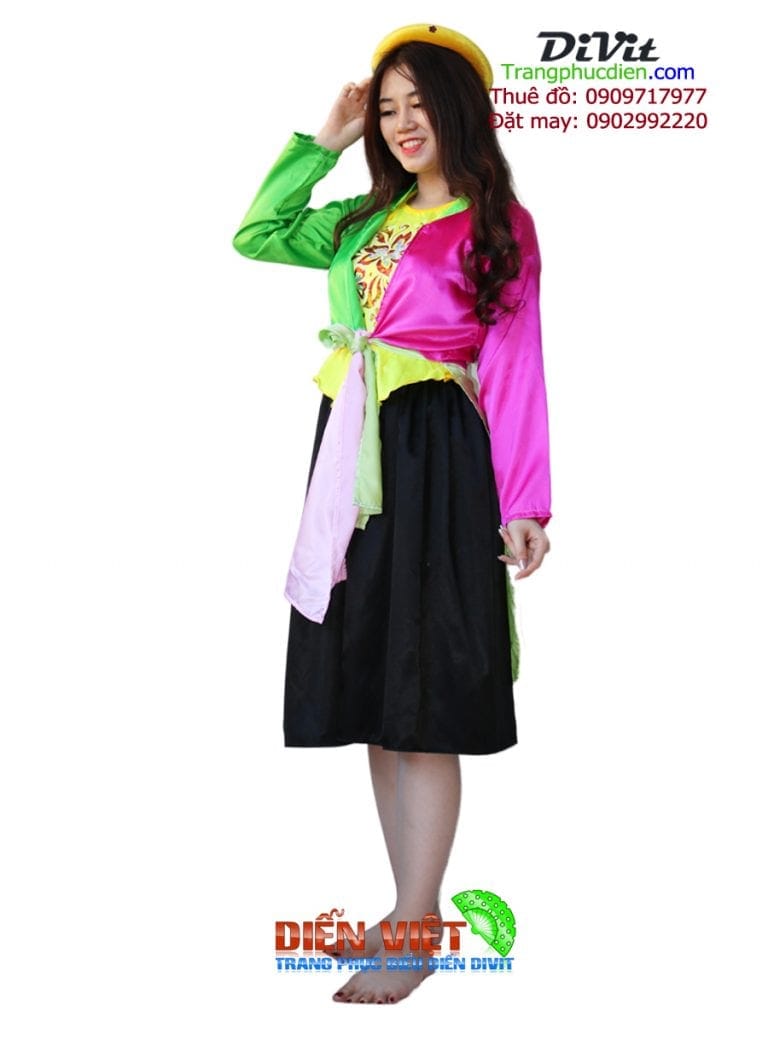 Thuê áo tứ thân ngắn