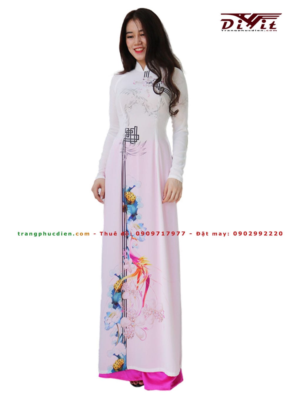 Cho thuê áo dài trắng 3D