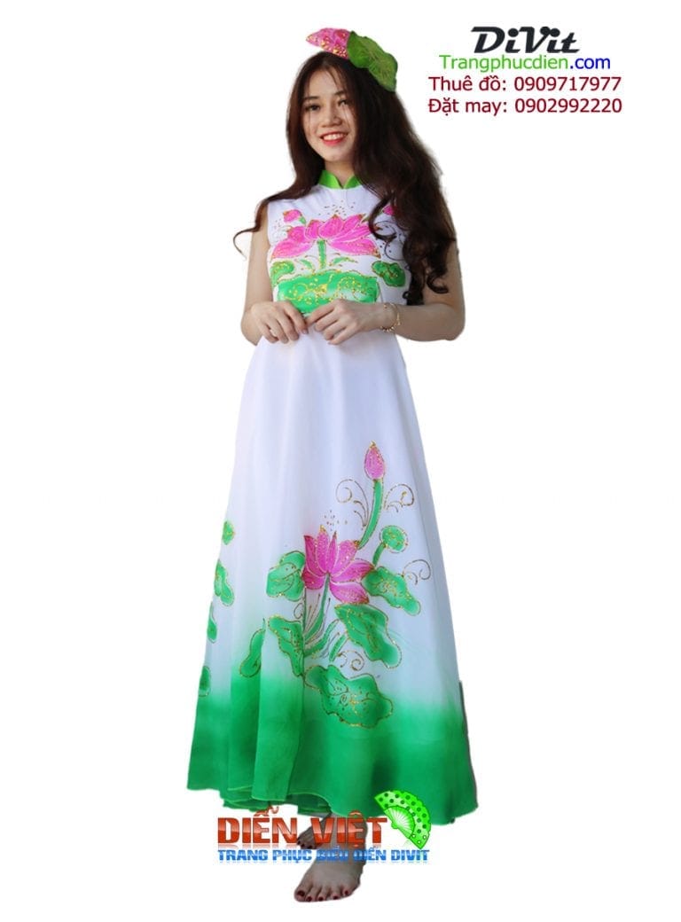 Cho thuê váy múa hoa sen