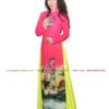 Áo dài lụa in 3d đẹp