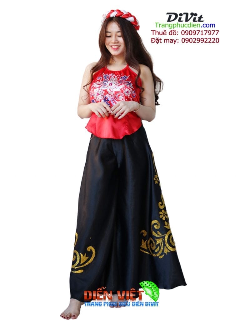 Cho thuê yếm và chân váy múa