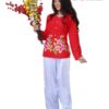Cho thuê bà ba nữ đỏ họa tiết