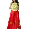 Yếm phối quần ống rộng