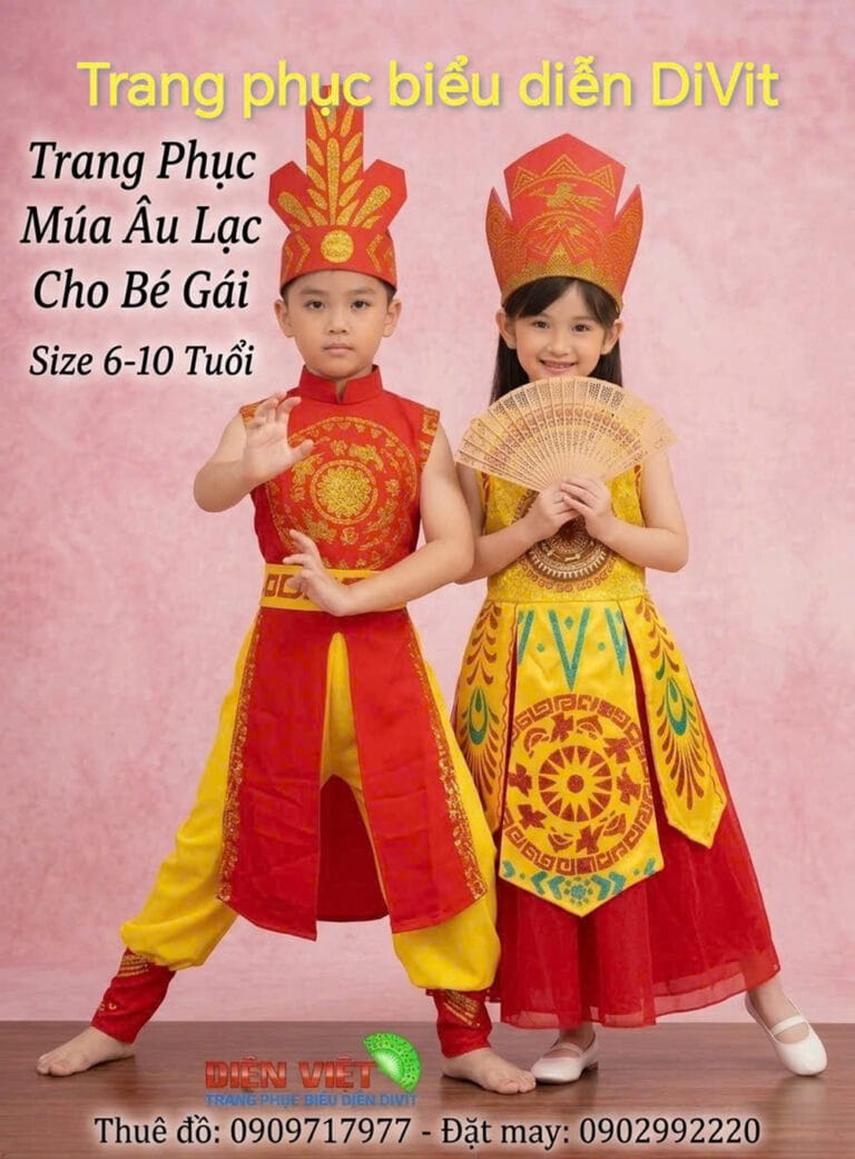 Thuê đồ Âu Lạc mẫu giáo