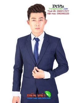 Cho thuê vest nam xanh đen