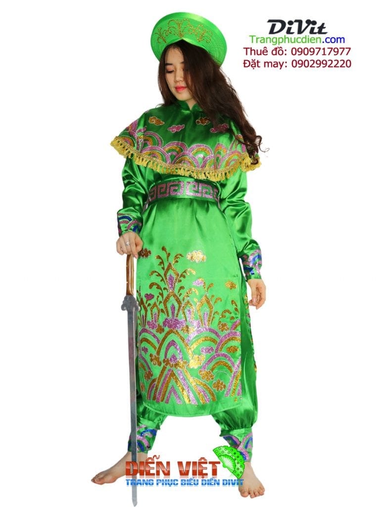 Thuê trang phục diễn Hai Bà Trưng