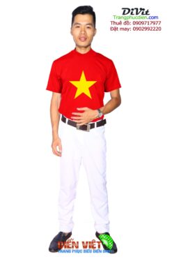 Cho thuê áo thun đỏ sao vàng