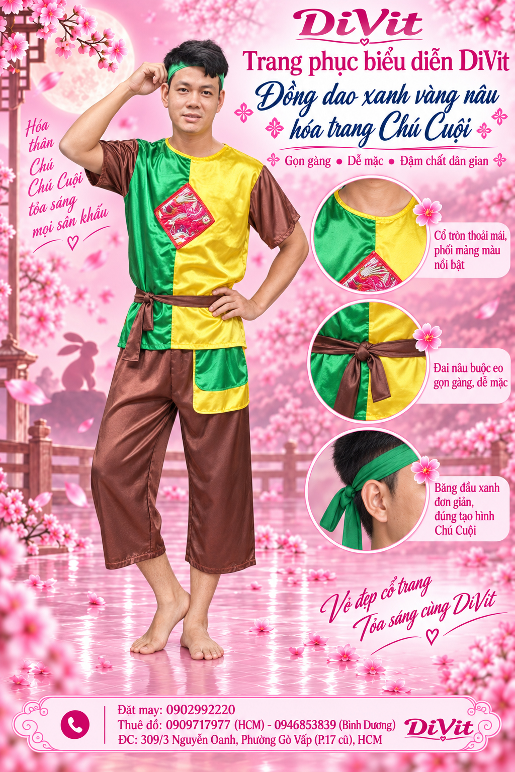 Thuê đồ múa đồng dao quần lững