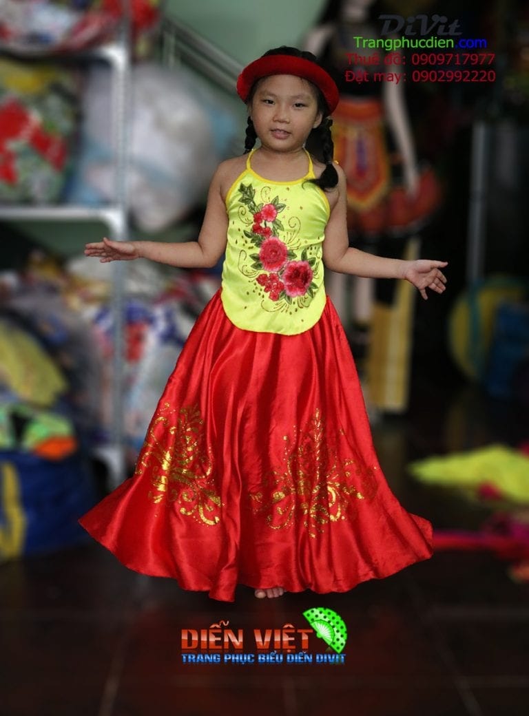 Cho thuê yếm váy bé gái