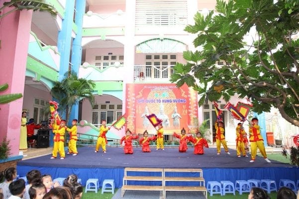 Văn nghệ và hoạt cảnh Giỗ Tổ Hùng Vương của Trường Mầm non 15 – ảnh 05